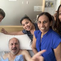 SOLW TEam Visit Reza at the Hospital